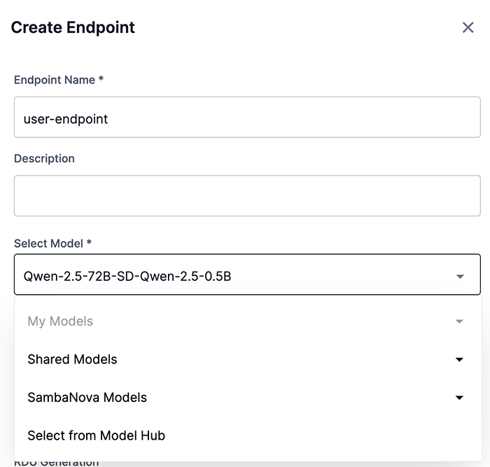 Create Endpoint